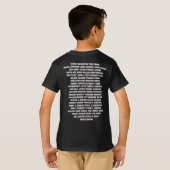 T-shirt de 44 présidents (Dos entier)