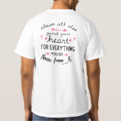 T-shirt de 4h23 de proverbes (Dos)