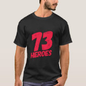 T-shirt de 73 héros (Devant)