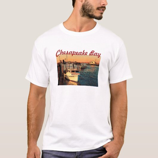 T-shirt de baie de chesapeake (Devant)