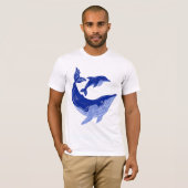 T-shirt de baleine bleue (Devant entier)