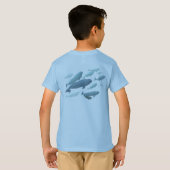 T-Shirt de baleine de Beluga pour enfant Chemise d (Dos entier)