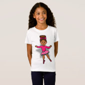 T-shirt de ballerine d'Afro-américain (Devant entier)
