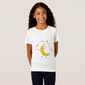 T-shirt de banane d'été de filles (Devant entier)