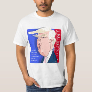 T-shirt de bande dessinée de Donald Trump : Le