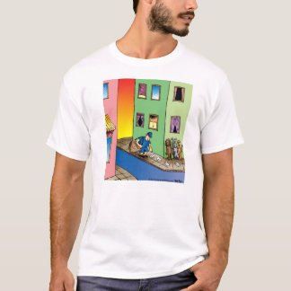 T-shirt de bande dessinée de facteur d'embuscade
