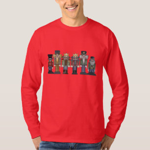 T-shirt de bande dessinée de vacances de