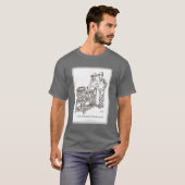 T-shirt de bande dessinée d'hernie (Devant entier)