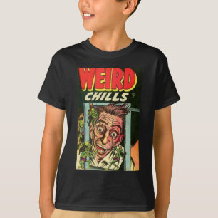 T-shirt De bande dessinée étrange de froids