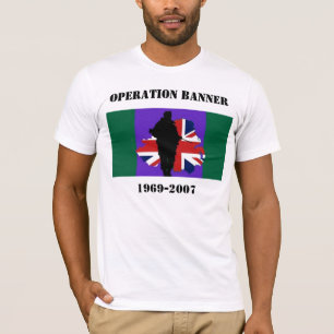 T-shirt de bannière d'opération