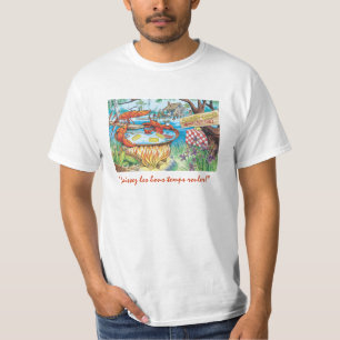 T-shirt de baquet chaud d'écrevisses
