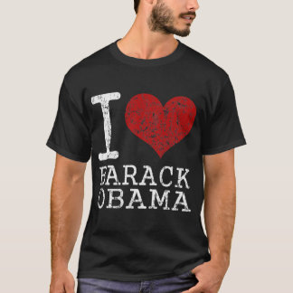 T-shirt de Barack Obama du coeur I