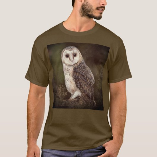 T-Shirt de Barn Owl (Devant)