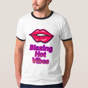 T-shirt de base à anneau pour hommes Blazing Hot V