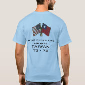T-SHIRT de BASE AÉRIENNE de Taïwan (Dos)