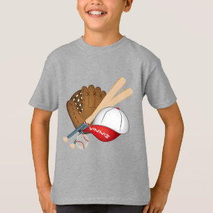 T-shirt de base-ball personnalisé pour enfant