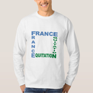 T-shirt de base blanc FRANCE HORSEMANSHIP
