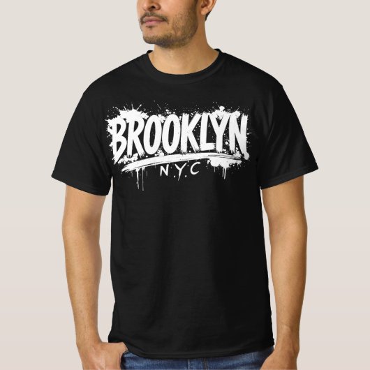T-shirt de base Brooklyn NYC (Devant)