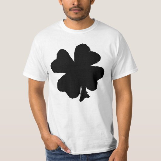 T-shirt de base celtique de "trèfle" de recherche (Devant)