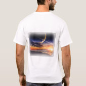 T-shirt de base Cosmic Planet Horizon (Dos)
