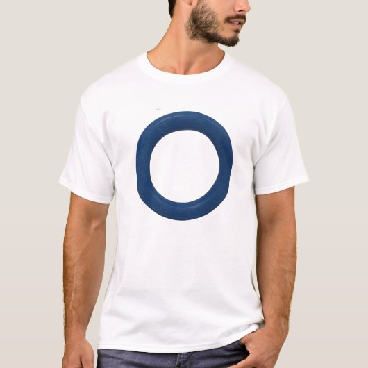 T-shirt de base d'anneau de Ringette (Devant)
