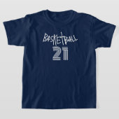 T-shirt de base de basket-ball pour filles (Poser)