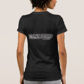 T-shirt de base de dames de moutons noirs (Dos)