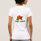 T-shirt de base de dames d'U.S.V.I (Dos)