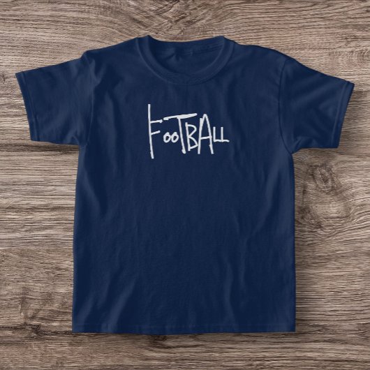 T-shirt de base de football pour enfants