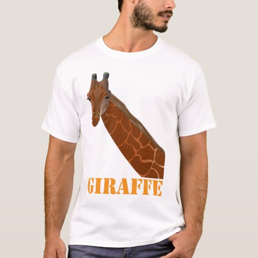 T-shirt de base de girafe (Devant)