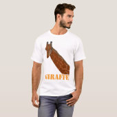 T-shirt de base de girafe (Devant entier)