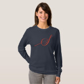 T-shirt de base de la douille des femmes de (Devant entier)