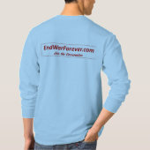 T-shirt de base de la douille des hommes long (Dos)