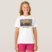 T-shirt de base de la fille (Devant entier)