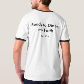 T-shirt de base de la sonnerie des hommes (Dos)
