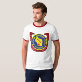 T-shirt de base de la sonnerie des hommes (Devant entier)