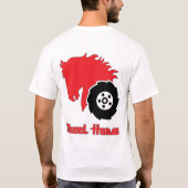 T-shirt de base de l'art des hommes de tracteur de (Dos)