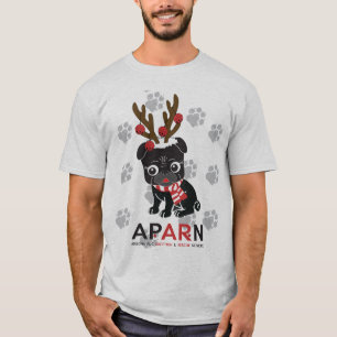T-shirt de base de logo de vacances d'APARN
