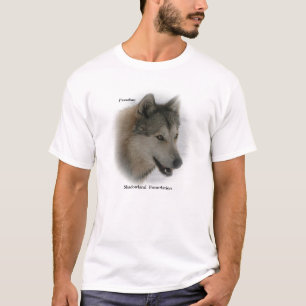 T-shirt de base de loup