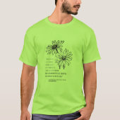 T-shirt de base de marguerite de Hamish MacGregor (Devant)