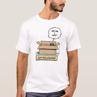 T-shirt de base de philosophie de chat