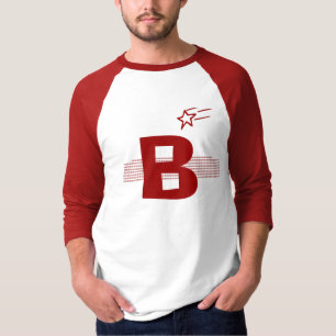 T-shirt de base de raglan de la douille des hommes
