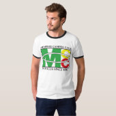T-shirt de base de sonnerie du logo classique des (Devant entier)