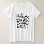 T-shirt de base de taille plus grande (Design devant)