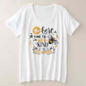 T-shirt de base de taille plus grande (Design devant)