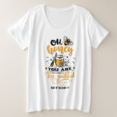 T-shirt de base de taille plus grande (Design devant)