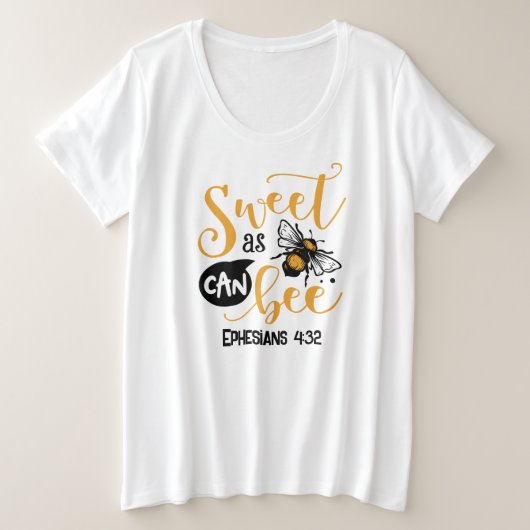 T-shirt de base de taille plus grande (Design devant)