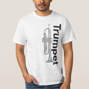 T-shirt de base de trompette
