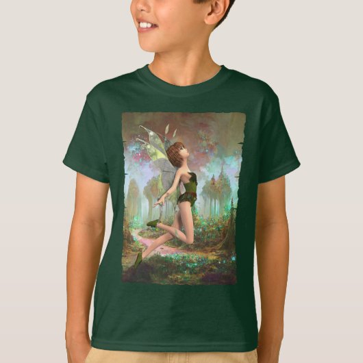 T-shirt de base des enfants de Forest fairy (Devant)
