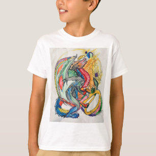 T-shirt de base des enfants Dragon